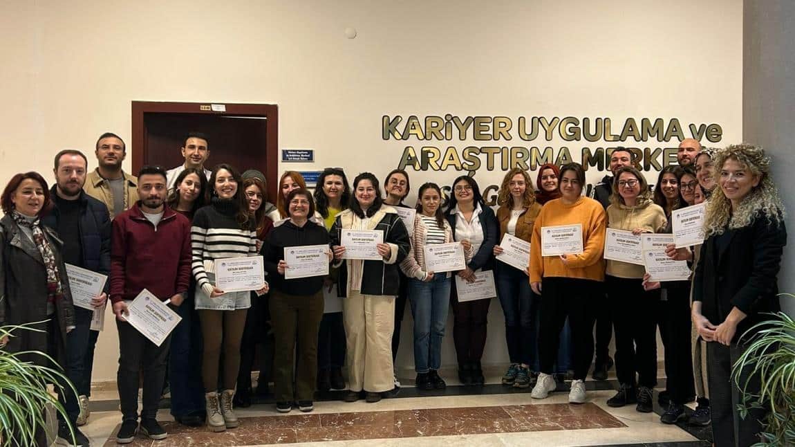 Okul Psikolojik Danışmanlarımıza “Kariyer Uygulamaları Eğitimi” 